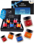 Hallingers Genuss Manufaktur Barbecue Spice Gift Set - 5 Premium Spices for Grilling & BBQ in Elegant Gift Box, Spice Set "Echte Kerle", Kingitusidee meestele ja grillif&auml;nnidele, s&uuml;nnip&auml;ev, j&otilde;ulud