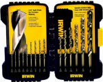Irwin Industrial Tools 316015 Cobalt Drill Bit Set, 15-Piece