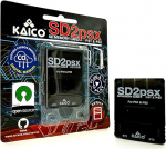 Kaico PSXMemCard Gen2 Speicherkarte Kompatibel mit PlayStation 1 & 2 &ndash; Firmware-Upgradef&auml;hig &ndash; Unbegrenzter Speicher &ndash; Inkl. 8GB MicroSD &ndash; Hochgeschwindigkeits-Speicherkarte f&uuml;r PS2/PS1/PS One Konsole