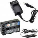 DSTE asendusaku ja DC01E reisilaadija, mis &uuml;hildub Sony A57 A58 A100 A200 A200W A300K A300X A350 A350H A350K A350X A450 A500 A550 A560 A580 A700 A700 A700 A7K A700P A700Z Alpha A99 II-ga