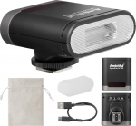 Ambitful Flash AF100 Mini Flash Camera Flash GN12, 8 v&otilde;imsusastet, sisseehitatud 2000 mAh aku manuaalne Speedlite &uuml;hilduv Canon/Sony/Ricoh gr3/Nikon/Fuji 0.1 ~ 1.8S Recycle'ile