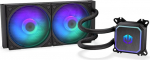 ENDORFY Navis F240 ARGB - AIO CPU vesijahuti, 240 mm radiaator, PWM pump, 2x Fluctus 120 PWM ARGB ventilaatorid, Intel LGA 1700/1200/115x & AMD AM5/AM4