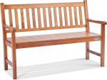 VEVOR puidust aiapink Patio Bench 127 cm Park Bench Puhkepink 363 kg kandev&otilde;ime, 3 inimese aia- ja pargipink seljatoega ja k&auml;etoega, Vintage pink aeda, parki, &otilde;ue, veranda jne.