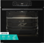 Gorenje 738566 OptiBake BPS 6737 E14BG Sisseehitatud ahju / 77L / P&uuml;rol&uuml;&uuml;s / Kuum &otilde;hk / ExtraSteam / GentleClose & Open / AirFry / Pizza Mode 300 &deg;C / PerfectGrill / Gratin / Child Lock / Must