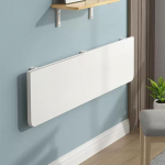Schwebender Klapptisch f&uuml;r Zuhause, B&uuml;ro und K&uuml;che, zusammenklappbar, Werkbank, h&auml;ngender Computertisch und B&uuml;cherregal, Arbeitszimmer, platzsparendes Design (suurus: L x B 1)