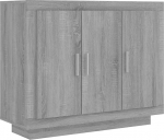 Homgoday Sonoma Sideboard Hall 92 x 35 x 75 cm puidust materjalist k&uuml;lgkapp hoiukapp s&ouml;&ouml;gituppa, elutuppa, esikusse ja k&ouml;&ouml;ki, kodukontori m&ouml;&ouml;bel buffet kapp