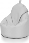 Ecopuf Yoko Bean Bag k&otilde;rge Bean Bag k&auml;epidemega veekindel pol&uuml;ester v&auml;litingimustes kasutamiseks Relax suurus 70 x 75 cm