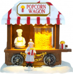 Avilia Pop Corn animeeritud j&otilde;ulupood LED tuledega - ideaalne unikaalne kodukaunistus j&otilde;ulupidude ajal - k&auml;sitsi maalitud ja sobib igat t&uuml;&uuml;pi m&ouml;&ouml;blile 14 x
