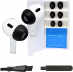 Comply vahtpolstriga k&otilde;rvaklapid Apple AirPods Pro Gen 1 & 2 suurus L (Limited Edition 3.0 j&auml;reltulija) Koos eemaldamis- ja puhastust&ouml;&ouml;riistaga Phantom Black 3 paari Made in USA