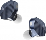 MP143 Salt In Ear Monitor, HiFi juhtmega k&otilde;rvaklapid, 14,3 mm planaarne magnetiline juht, CNC &uuml;heosaline alumiiniumisulamist s&uuml;vend, muusikule, 4,4 mm sinine