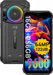 Ulefone Armor 21 Outdoor Smartphone 16+256GB/SD-2TB, 9600mAh Outdoor mobiiltelefon Octa-Core Helio G99, 122dB k&otilde;lar 6.58 FHD+ 120Hz, 64MP + 24MP kaamera Android 13 IP68 NFC/OTG/GPS 4G Dual SIM mustad
