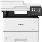 Canon i-SENSYS MF553dw A4 mustanahaline laser-multifunktsionaalarvuti Prindi Kopeerimine Skaneerimine Faksimine USB LAN WLAN 550-leheline paberikassett 5-tolline LCD-v&auml;rviline puuteekraan Dupleksne printimine
