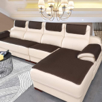 BK&MF diivanikate nahkdiivanile, super libisemisvastane diivanipehmendus diivanile lemmikloomadele, diivanim&ouml;&ouml;bli kaitsja eraldi saadaval - tumepruun 80 x 80 cm (31 x 31 tolli)