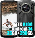 Blackview BV8200 V&auml;litingimustes kasutatav mobiiltelefon 2025, 36 GB + 256 GB/2 TB SD V&auml;litingimustes kasutatav nutitelefon Android 14, 6,5-tolline FHD+ topeltekraaniga ehitusplatsi mobiiltelefon, 8800 mAh, 50 MP, veekindel IP68, 4G LTE