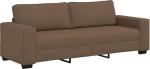 vidaXL 3-kohaline diivan pruun 180 cm Kangasdiivan Kolmekohaline diivan 3-kohaline diivan Kangas diivan Kangas diivan Kolmekohaline diivan Kangas modulaarne diivan