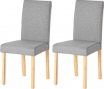 K&ouml;&ouml;gitoolid 2 toolist s&ouml;&ouml;gitoa 2 toolist koosnev komplekt / s&ouml;&ouml;gitoa toolid puidust kontorisse / k&ouml;&ouml;ki / s&ouml;&ouml;gituppa / elutuppa Toolid valmistatud 3 cm kummist puidust jalga / linasest tihedast polsterdatud toolist Hall 92 cm k&otilde;rge