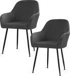 Stretch Velvet toolikate toolikate toolikate koos k&auml;etugedega komplekt 1/2/4 toolikate s&ouml;&ouml;gitoa toolikate pulmade Stretch Slipcover s&ouml;&ouml;gitoa k&ouml;&ouml;ki elutuppa ( V&auml;rv: A, Suurus : 2