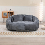 Bean Bag diivan 2-kohaline diivan, valmistatud purustatud k&auml;snast, 145 cm laiune Lounge istumine Bean Bag tool elutuba magamistuba k&uuml;lalistetuba lastetuba Hall