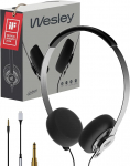 Gadhouse Wesley Retro k&otilde;rvaklapid USB-C ja 3,5 mm &uuml;henduvusega - 40 mm k&otilde;larite, mikrofonisisese juhtimisega ja kerge 105 g disainiga Vintage Walkmani stiilis k&otilde;rvaklapid muusikaks ja k&otilde;nedeks