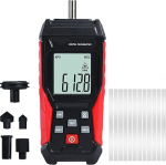 Digitaalne taksomeeter kahes režiimis, tahhomeeter, kontakt- ja puutevaba pihuarvesti LCD taustavalgustusega, MAX/MIN hoidmine, 3-99999 RPM + 10 tk peegeldav lint