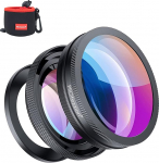 PROfezzion HD 18 mm Wide Angle Lens for Sony ZV1 ZV-1 ZV1F ZV-1F RX100 VII VI V ZV-E10 ZVE10 A6400 A6300 A6100 A6000 Canon Powershot G7X Mark III, Mark II Camera