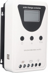 Solar Charge Controller, 12V/24V/36V/48V Automatic Detection, Comprehensive System Protection, MPPT Solar Panel Controller, 4 Levels Safe Charging, Wear Resistance and Durability (100A)