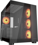 Cougar Cube FV150 ARGB karastatud klaasist Midi-torni korpus - must