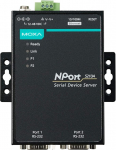 Moxa NPort 5210A - seeriaserver (12-48, must, sinine, metall, 0-55&deg;C, -40&deg;C - 75&deg;C, 5-95%)