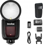 Godox V1 &uuml;mmarguse peaga v&auml;lklambi Canon
