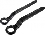 QUARKZMAN Offset Ring Spanners 36 mm 27 mm Made of High-Quality Carbon Steel Pack of 2