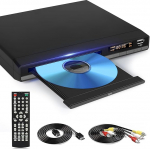 HD DVD m&auml;ngija HDMI pesaga, regioonivaba Smart TV jaoks, HDMI/RCA v&auml;ljundkaabel kaasas, katkestuspunkti salvestus, sisseehitatud PAL/NTSC, CD m&auml;ngija koju (mitte Blu-ray) (must)