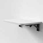 Schwebender Wandschreibtisch mit Aufbewahrungsregalen, faltbarer, platzsparender Schreibtisch f&uuml;r kleine R&auml;ume, ideal f&uuml;r Home Office und Waschk&uuml;che