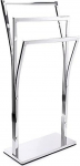 MSV Stainless Steel Towel Rack Pili with 3 Rods, Multi-Colour, 41 x 18.5 x 87 cm