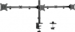 Ewent EW1513 lauapealne kinnitus 3 monitorile kuni 27-tollise VESA kinnitusega Must