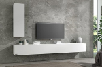 Wuun&reg; Somero Lowboard TV-plaadi seinakapp (matt valge/mattev&auml;rske, 200 cm (2 x 100 cm))