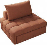 Diivanvoodi v&auml;ikesesse tuppa, kokkupandav k&uuml;lalisvoodi, mugav kokkupandav diivanvoodi, lamades diivan, pehme futon chaise diivan, voodi, diivan v&auml;ljapandavaks (v&auml;rv : oranž, suurus : 85cm)