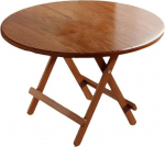 Moodne &uuml;mmargune puidust s&ouml;&ouml;gilaud 4 inimesele P&auml;hklipuu viimistlusega Kokkupandav ja kaasaskantav Ideaalne v&auml;ikestesse ruumidesse (100 x 75 cm)