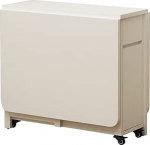 Ausziehbarer Drop Leaf Esstisch, Klapptisch aus Holz, kompakter platzsparender Multifunktionstisch f&uuml;r Esszimmer, einziehbares Design f&uuml;r kleine R&auml;ume