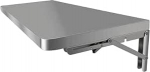 Wandmontierter Edelstahl-Klapptisch, platzsparend, K&uuml;che, Esstisch, einfache Installation, Drop-Leaf-Werkbank, vielseitiger Wandtisch f&uuml;r Zuhause oder B&uuml;ro