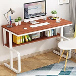 Moderner Computertisch f&uuml;r Home Office - lihtsam Arbeitsplatz zum Schreiben und Spielen - Stilvoller Cheftisch f&uuml;r Schlafzimmer und Wohnzimmer