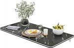 Wandtisch Klappbar mit Marmormuster Klapptisch Murale mit Metallb&uuml;geln Wandtisch Aus Holz Klappdicke 4,1cm