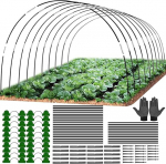 Polytunnel t&otilde;stetud voodi jaoks, 30 tk kasvuhoone rehvid, kasvuhoone tunnelkaared, taimetunnelkaared, tunnelkaared t&otilde;stetud voodi, tunneli kasvuhoone, t&otilde;stetud voodi kate aia jaoks, rea kate, taimed, puuviljad, puuviljad