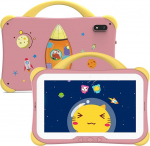 Weelikeit laste tahvelarvuti 7 tolli - Android 14 tahvelarvuti lastele koos &uuml;mbrisega, 8GB RAM (4+4) & 64GB m&auml;lu (laiendatav 512GB), WiFi, Dual Camera, Child Lock, kingitus lastele vanuses 3-14 aastat (roosa)