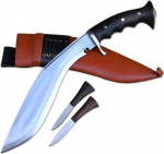 30 cm pikkune tera haara k&auml;epidemega Kukri-khukuri Ehtne t&ouml;&ouml;tav Kukri nuga Nepaalist Autentne Gurkha Khukuri