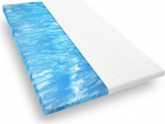Mister Sandman Gel Topper 80x200, orthop&auml;discher Topper aus Gelschaum f&uuml;r bequemes Liegen, weiche und atmungsaktive Matratzenauflage, Gelschaummatratze &Ouml;ko-Tex gepr&uuml;ft, H&ouml;he ca 5 cm, Mikrofaserbezug