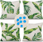 Cirzone Outdoor padjad ilmastikukindlad 45 x 45 cm, 4 dekoratiivpadja komplekt, diivanipadjad elutuppa, aeda, r&otilde;dule