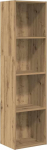 vidaXL raamaturiiul, raamaturiiul koos hoiuruumiga, seisev riiul elutuppa, kontorisse, kontoririiul, arhiiviriiul, hoiuriiul, k&auml;sit&ouml;&ouml;nduslik tammepuidust materjalist