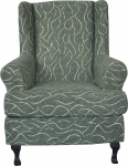 Wing Chair Slipcovers, 2 Pack Stretch Spandex Wing Back Chair Covers Diivan Slipcover Tr&uuml;kitud Wing Back Chair Slipcovers M&ouml;&ouml;bli kaitsja Diivan pehme elastse aluse jaoks
