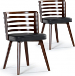 Menzzo Koxy 2 skandinaavia tooli sarjas sarapuu ja must