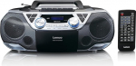 Lenco SCD-720 - Boombox DAB+ - Bluetooth 5.0 - Toploader CD/MP3 m&auml;ngija - kassetiplaat - FM raadio - USB port - 2 x 6 Watt RMS - Bassrefleks - Kaugjuhtimispult - H&otilde;bedane - H&otilde;bedane